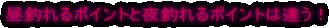 ނ|CgƖނ|Cg͈ႤI